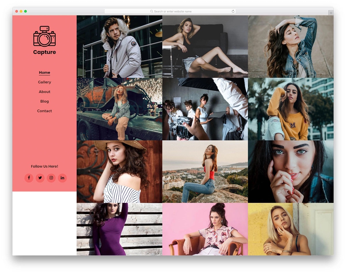 capture bootstrap gallery template