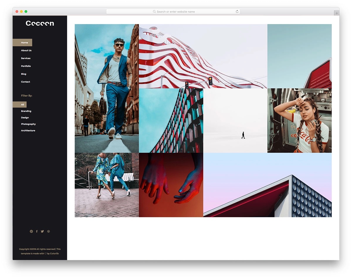 cocoon bootstrap gallery template