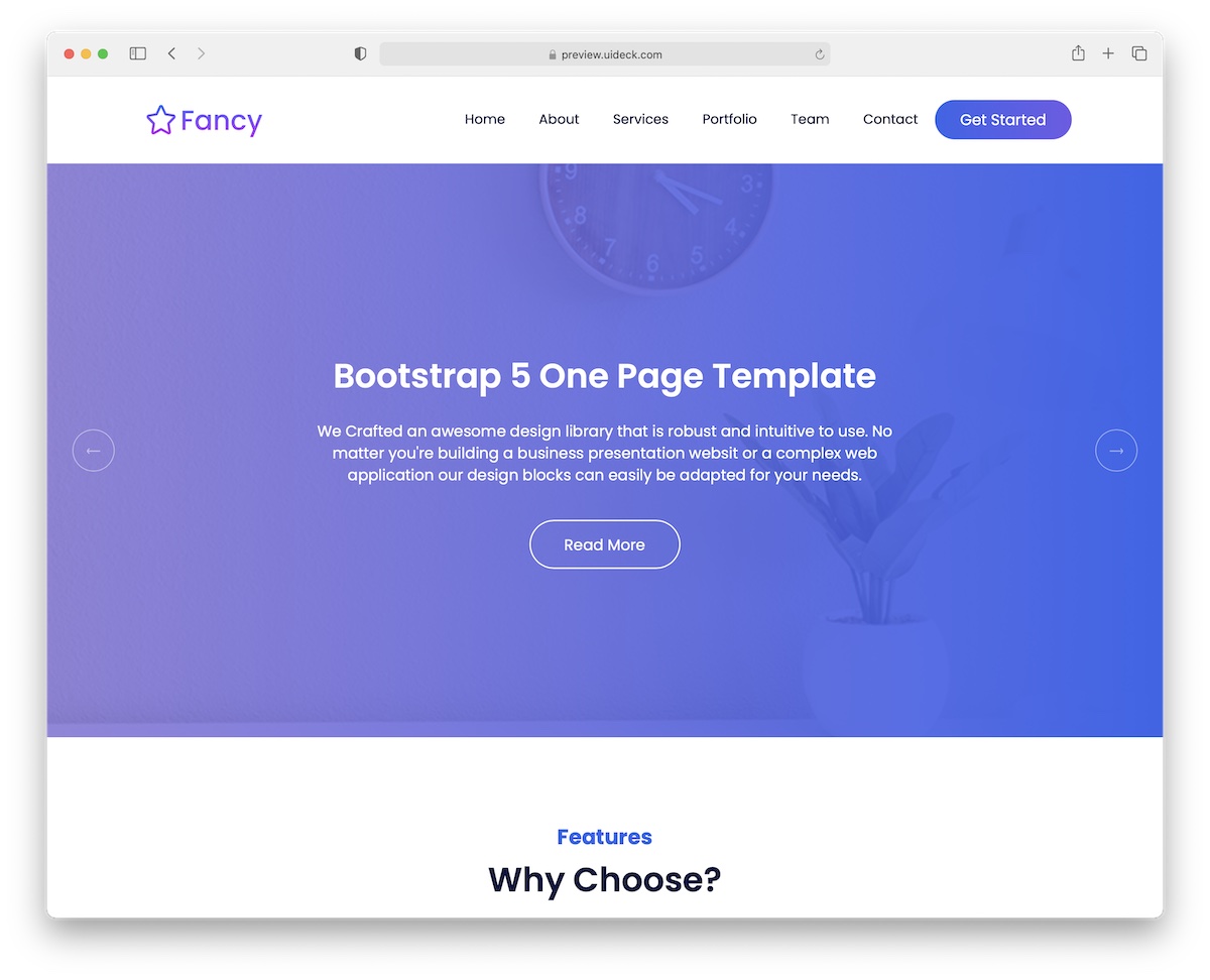 fancy free bootstrap 5 template