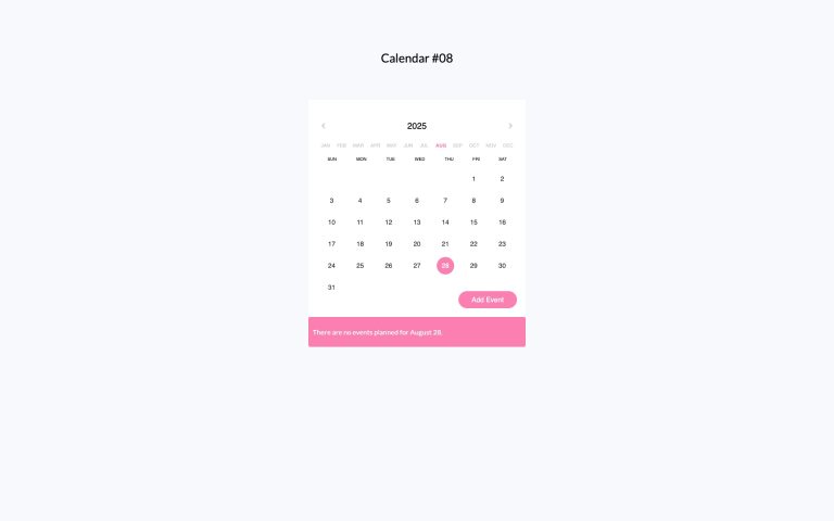 Bootstrap Event Calendar Template 20 Free Bootstrap Calendar Components & Templates (2026)
