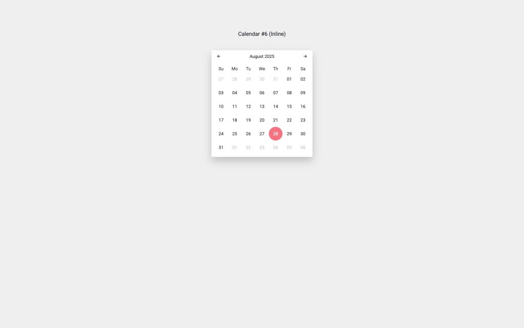 20 Free Bootstrap Calendar Components & Templates (2026)