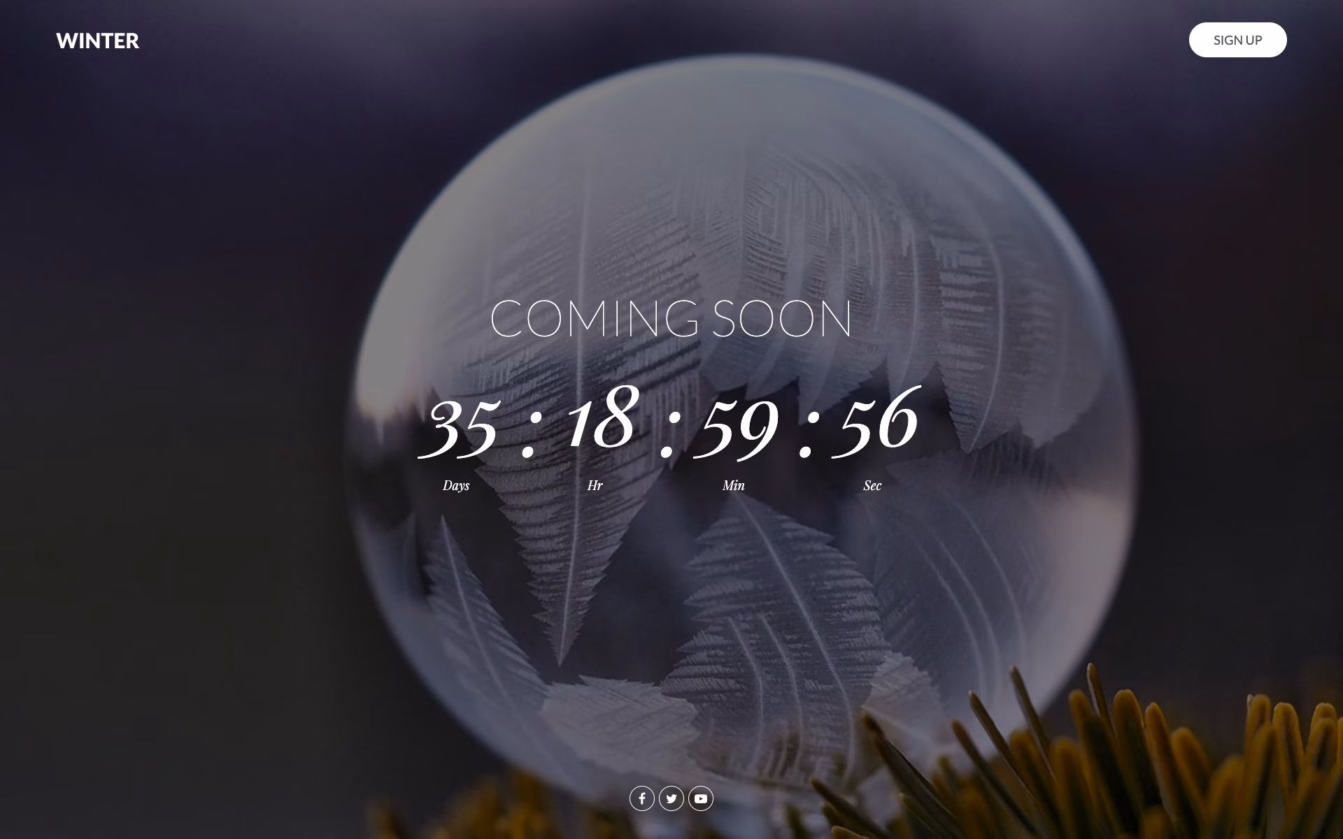 Coming Soon V11 template with geometric design patterns and gradient backgrounds