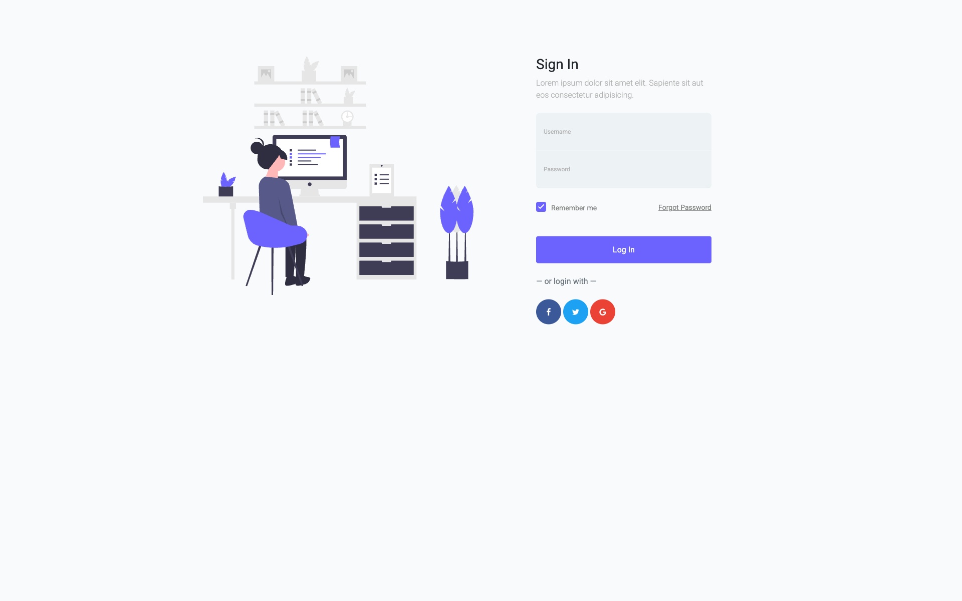 Login Form V07 Bootstrap template featuring animated geometric background with transparent form overlay