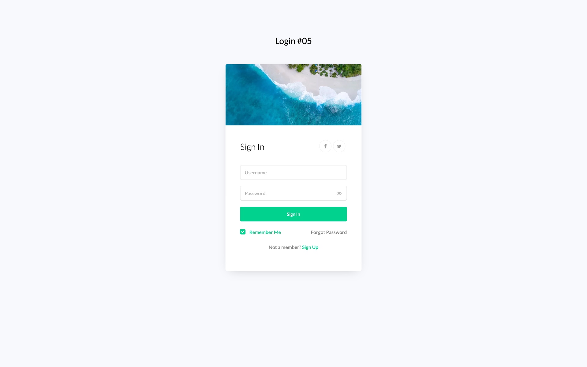 Login Form V15 Bootstrap template with video background support and semi-transparent form overlay