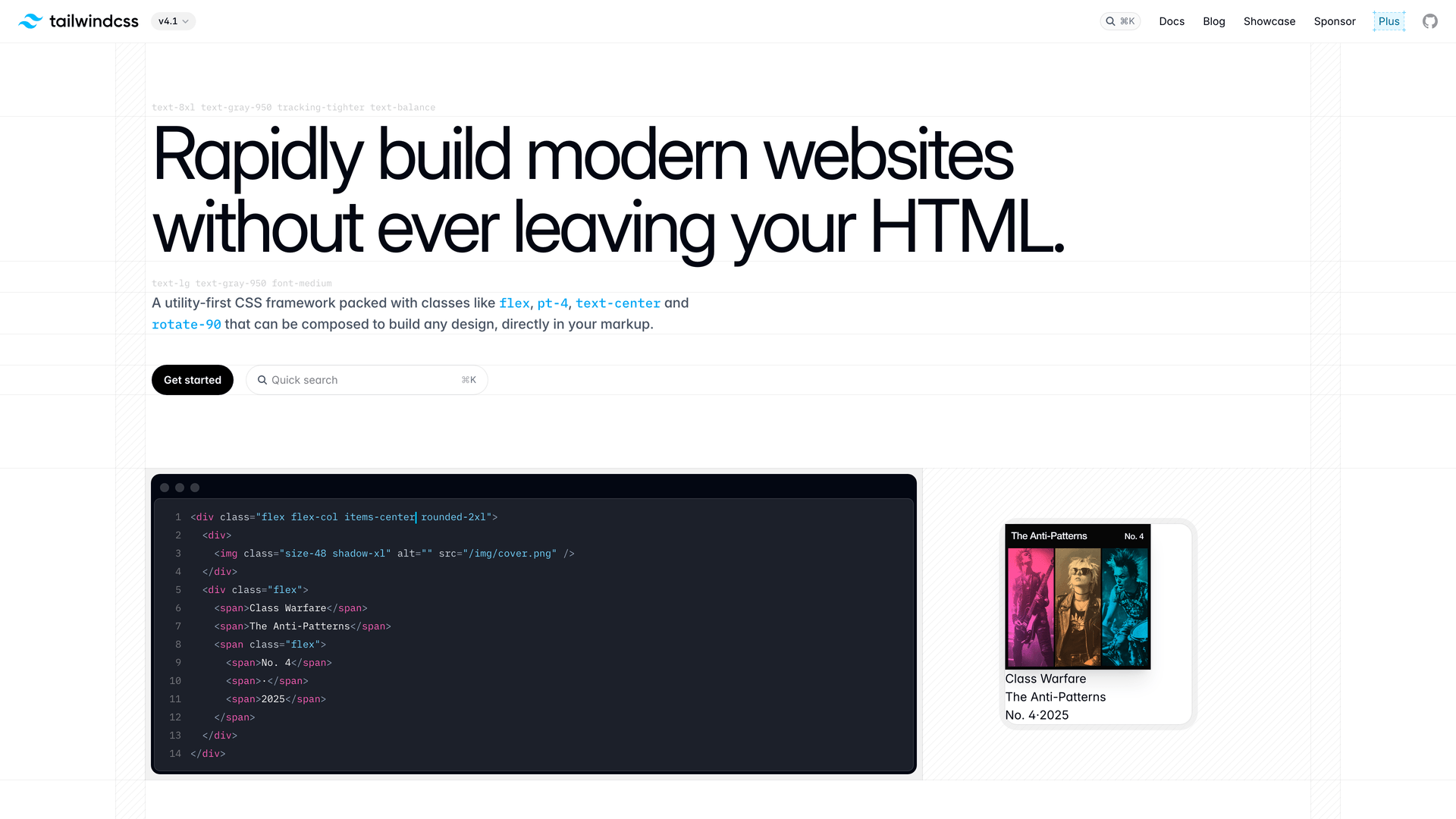 Tailwind CSS - CSS Framework Example