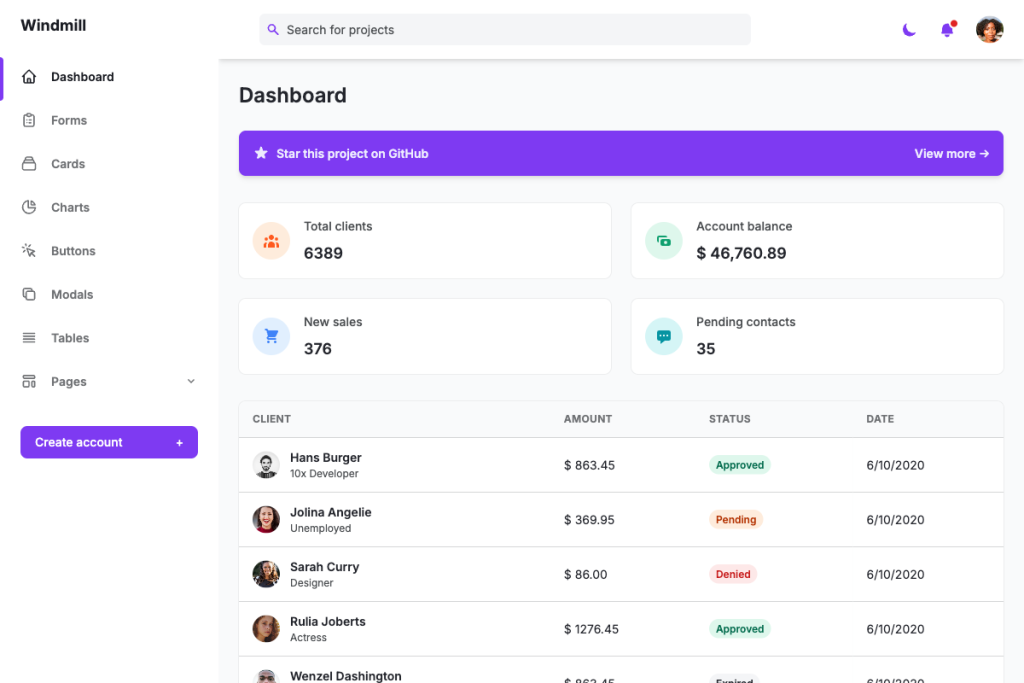 31 Best Tailwind CSS Admin Dashboard Templates (2026)