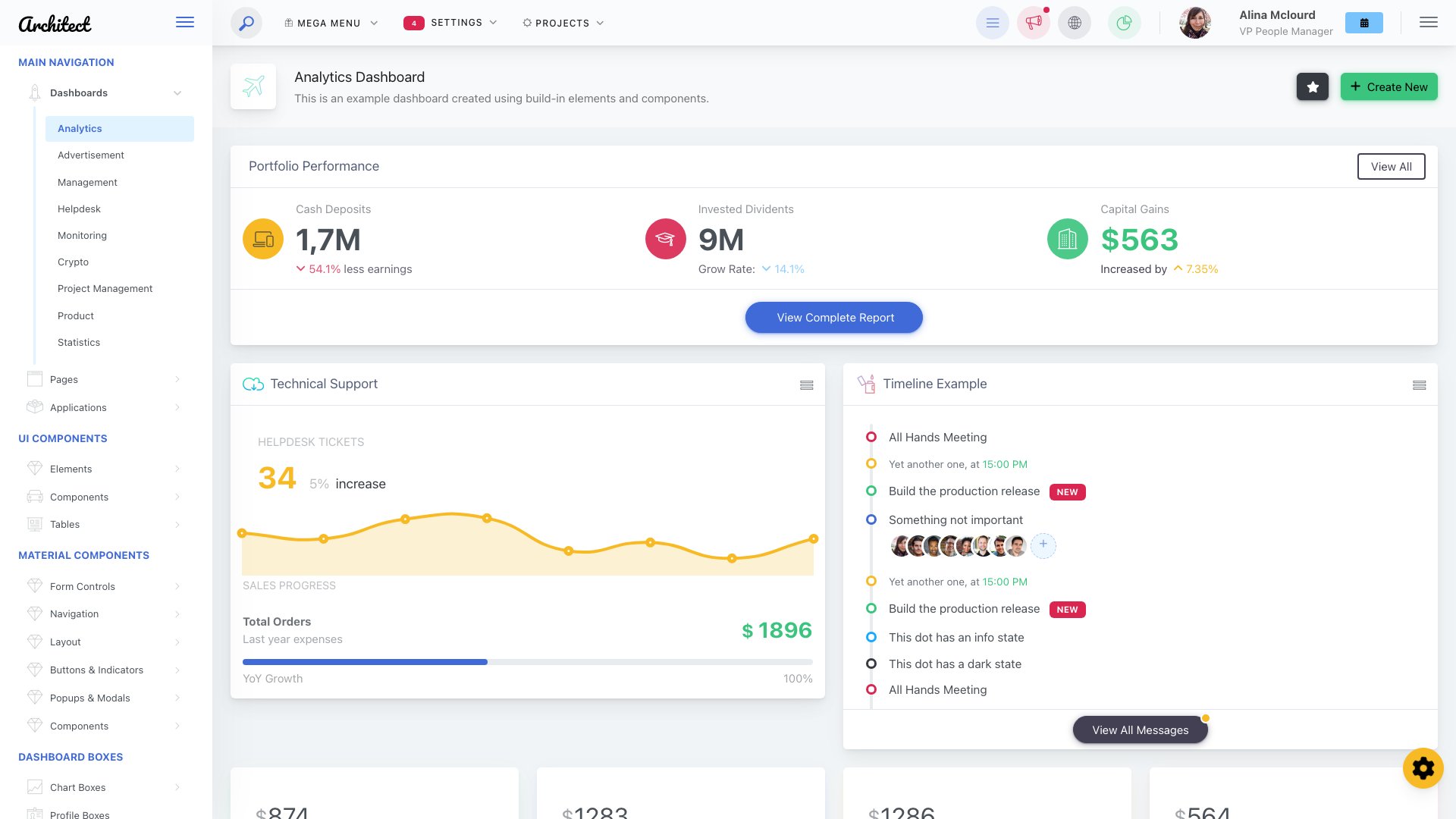 ArchitectUI Vue PRO admin template