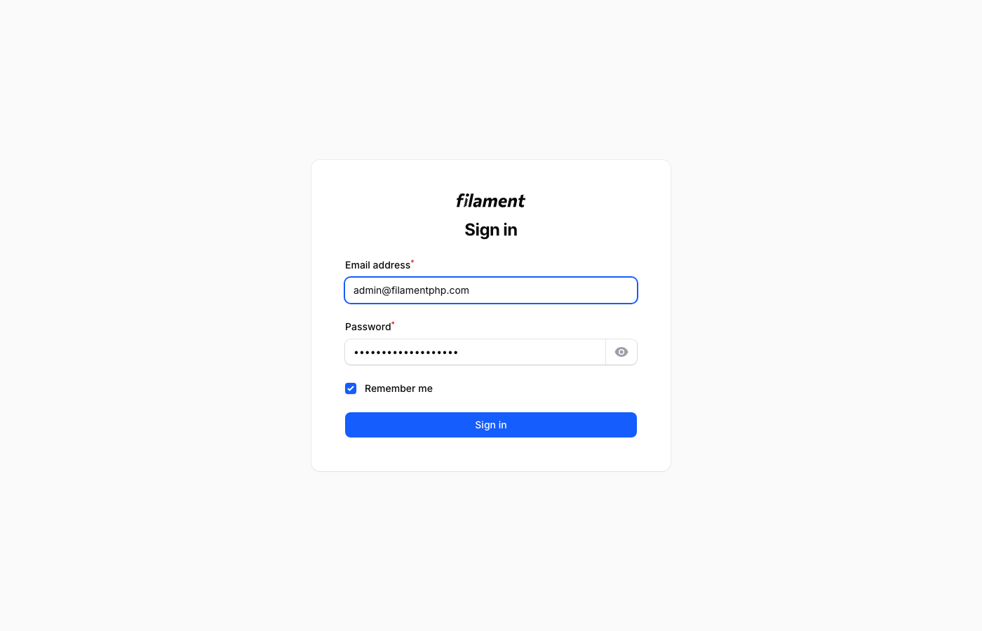Filament PHP - Free Laravel Admin Panel Framework with Livewire and Tailwind CSS