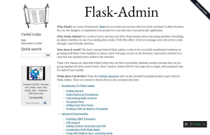 Flask-Admin - Extensible Admin Interface Framework for Flask