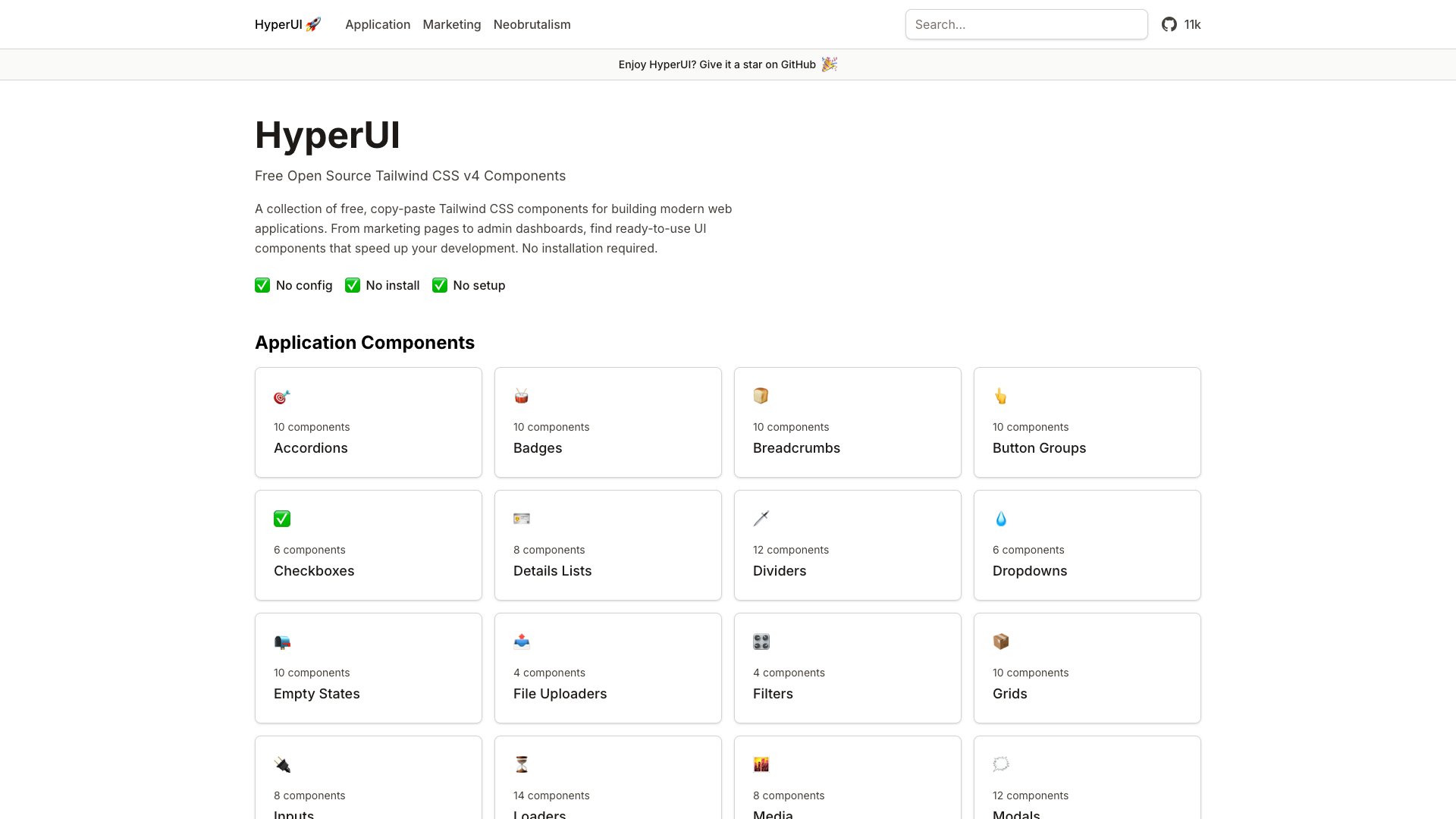 HyperUI - Free copy-paste Tailwind CSS component collection