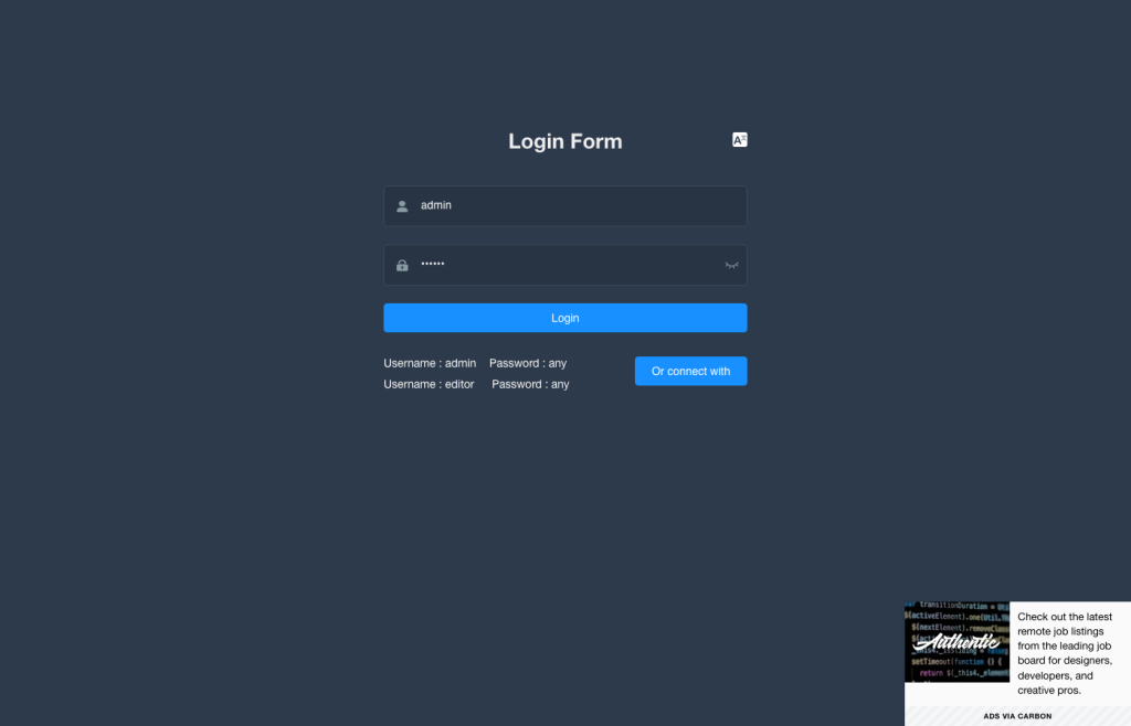 Vue Element Admin - The most starred Vue admin dashboard on GitHub