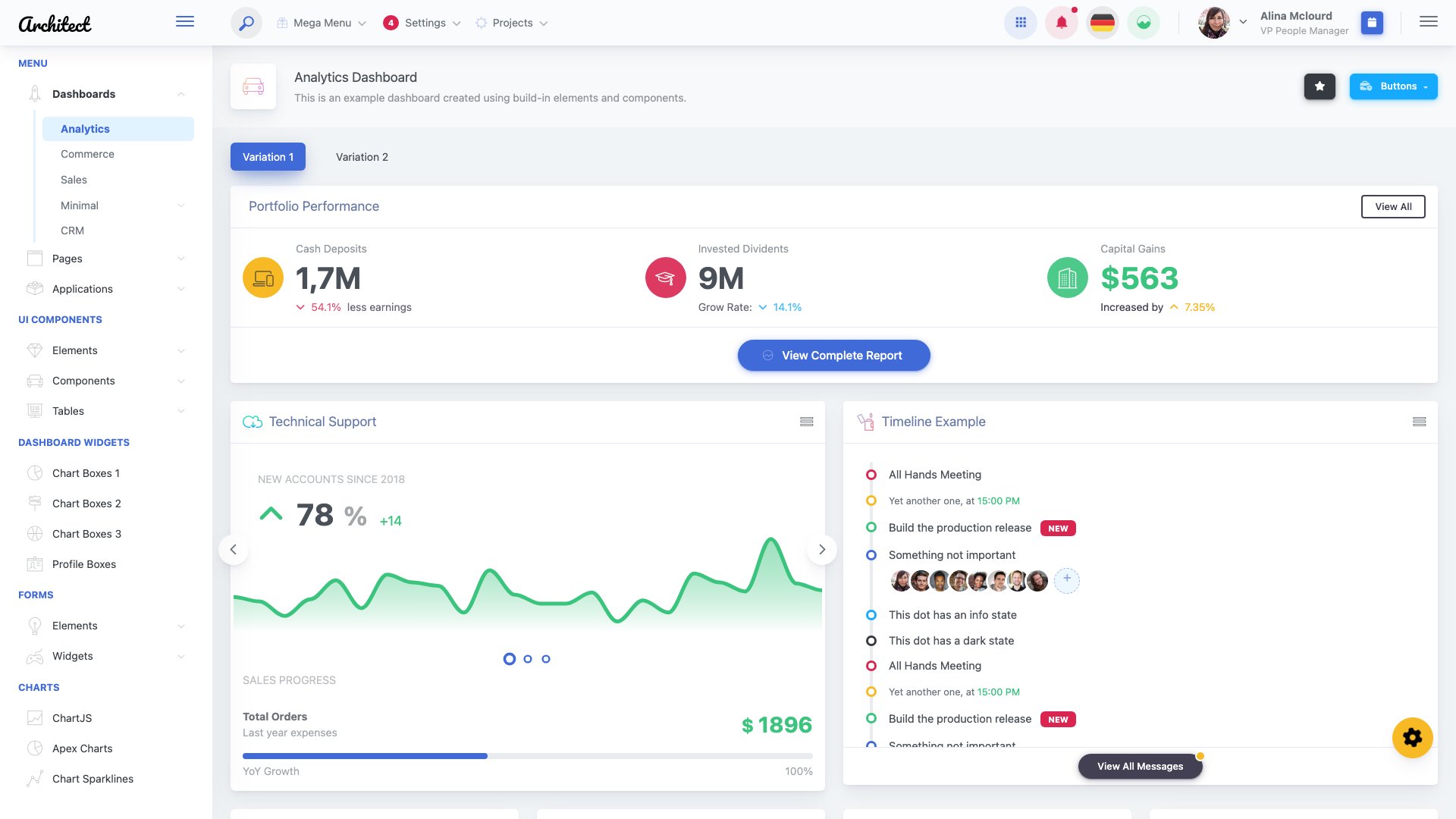 ArchitectUI HTML PRO Bootstrap dashboard template