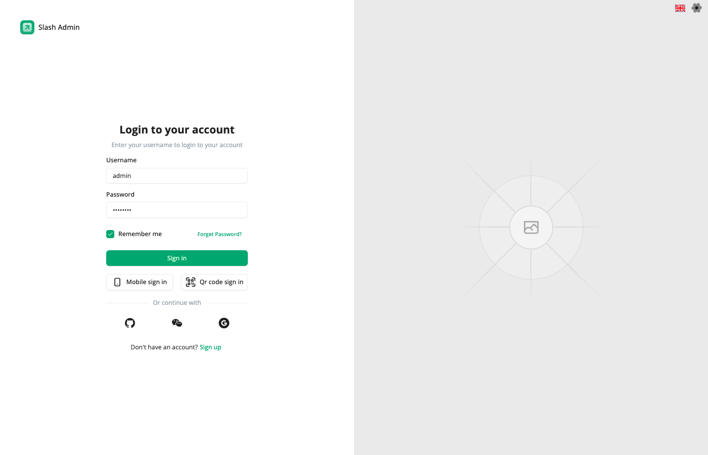 Slash Admin - Modern React Admin Template with shadcn UI and i18n