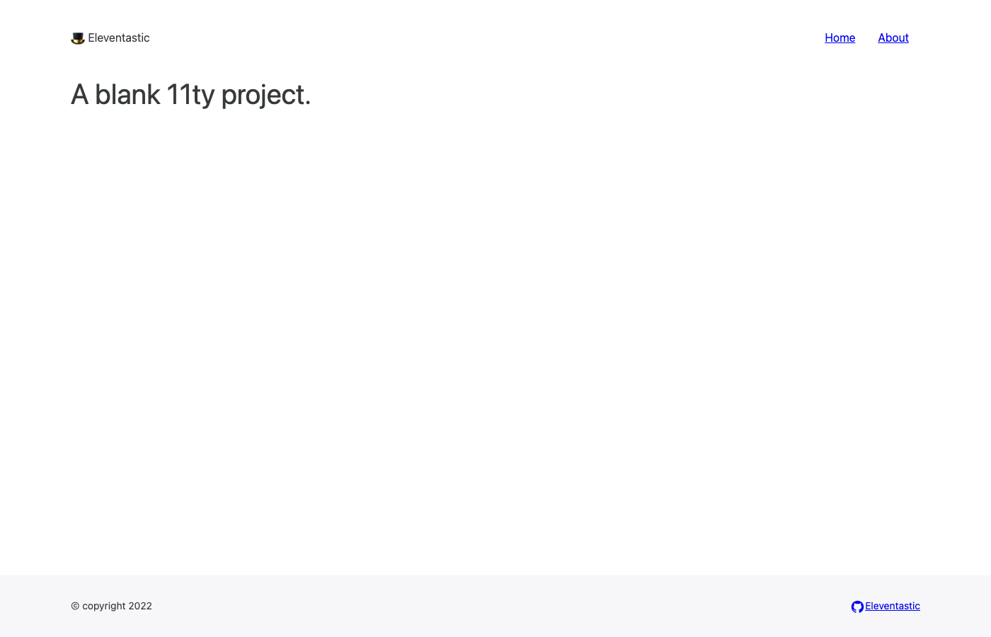 Eleventastic - Multipurpose 11ty Starter by Max Boeck with SCSS, PostCSS, and Webpack Bundling