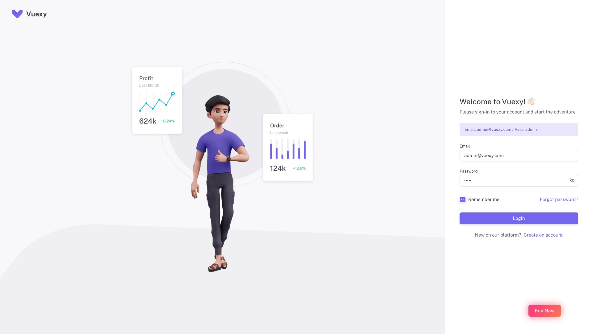 Vuexy Next.js - Premium React dashboard by PIXINVENT