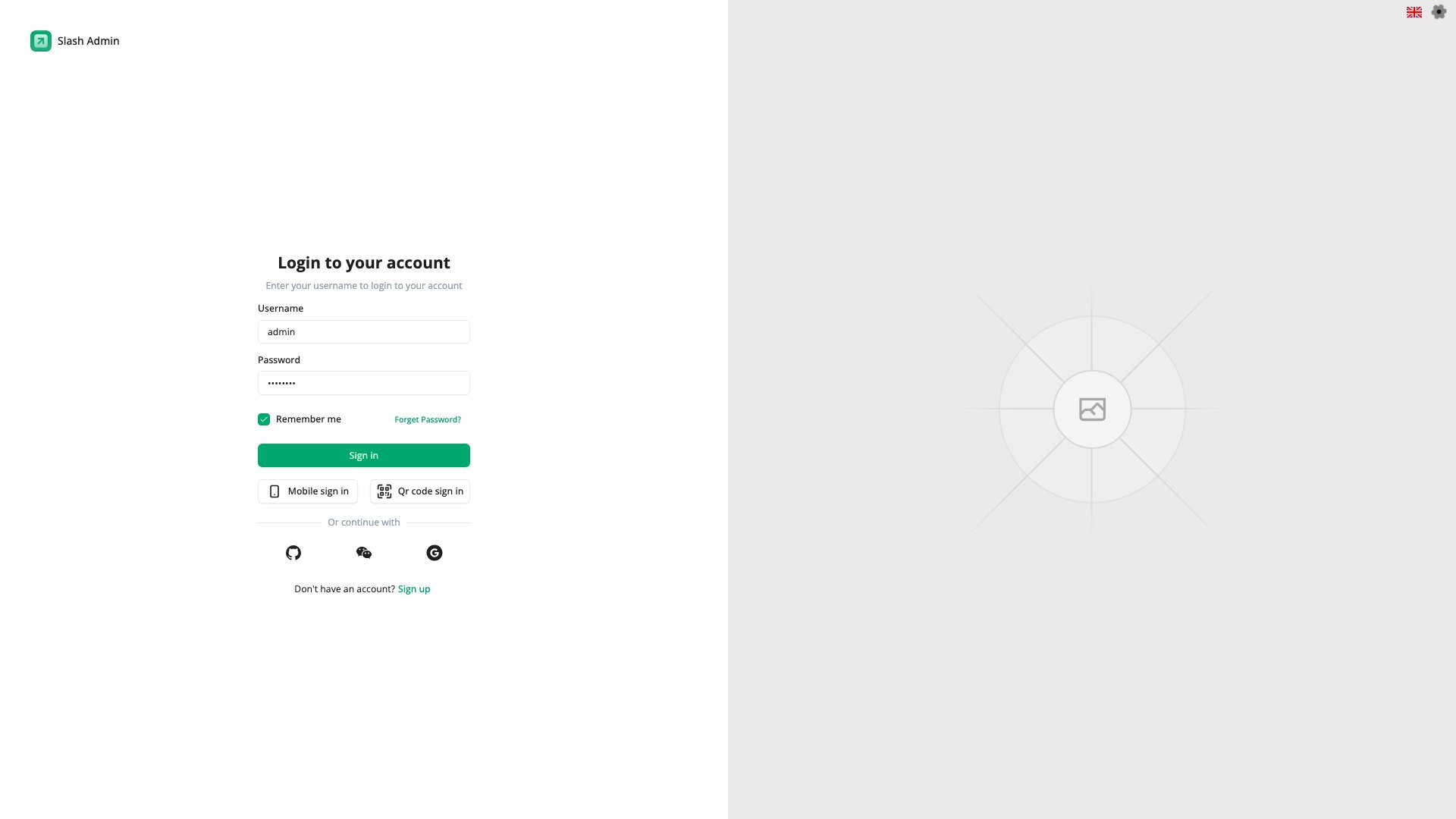 Slash Admin - Modern React Admin Template with shadcn UI and i18n