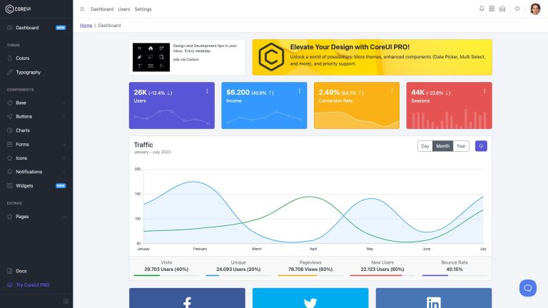 21 Best React Templates, Themes & Website Templates 2026