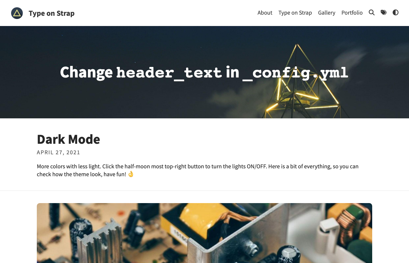 Type on Strap - Free Jekyll Blog and Portfolio Theme with Light/Dark Mode, Gallery Pages, and KaTeX Support
