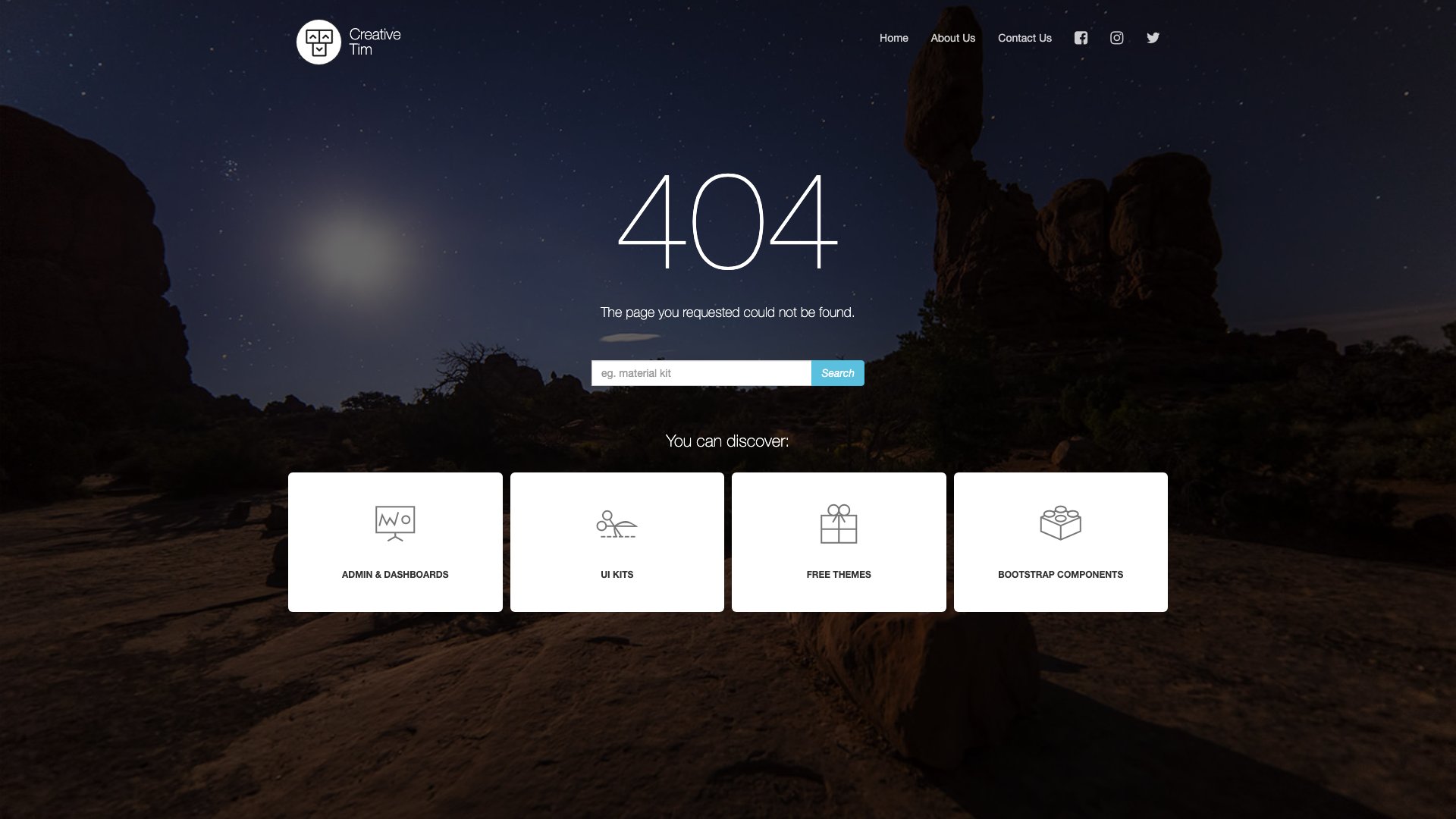 Material Dashboard free admin template