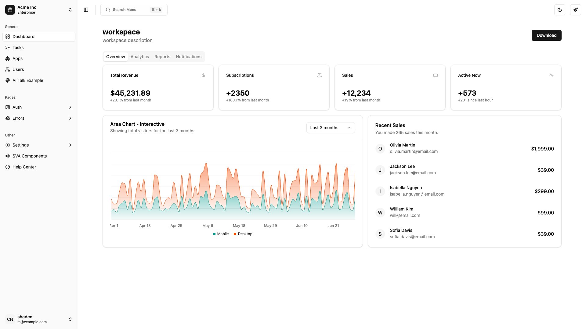 Shadcn Vue Admin - Vue 3 port of Shadcn Admin Dashboard