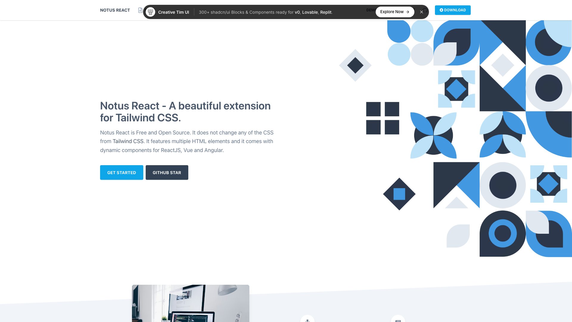 Notus React - Free Tailwind CSS React admin template