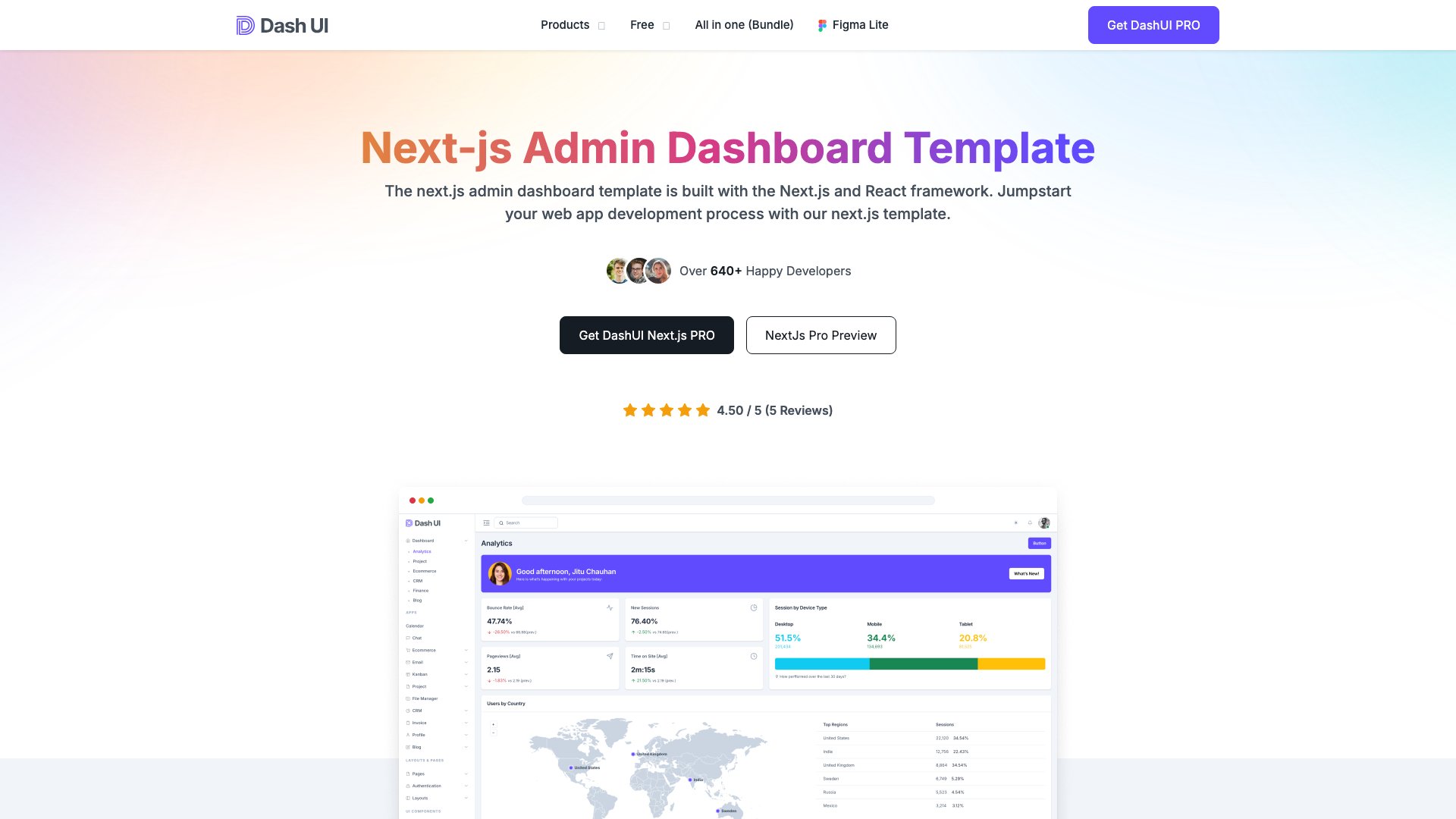 Airframe Next - Minimalist Next.js Admin Dashboard