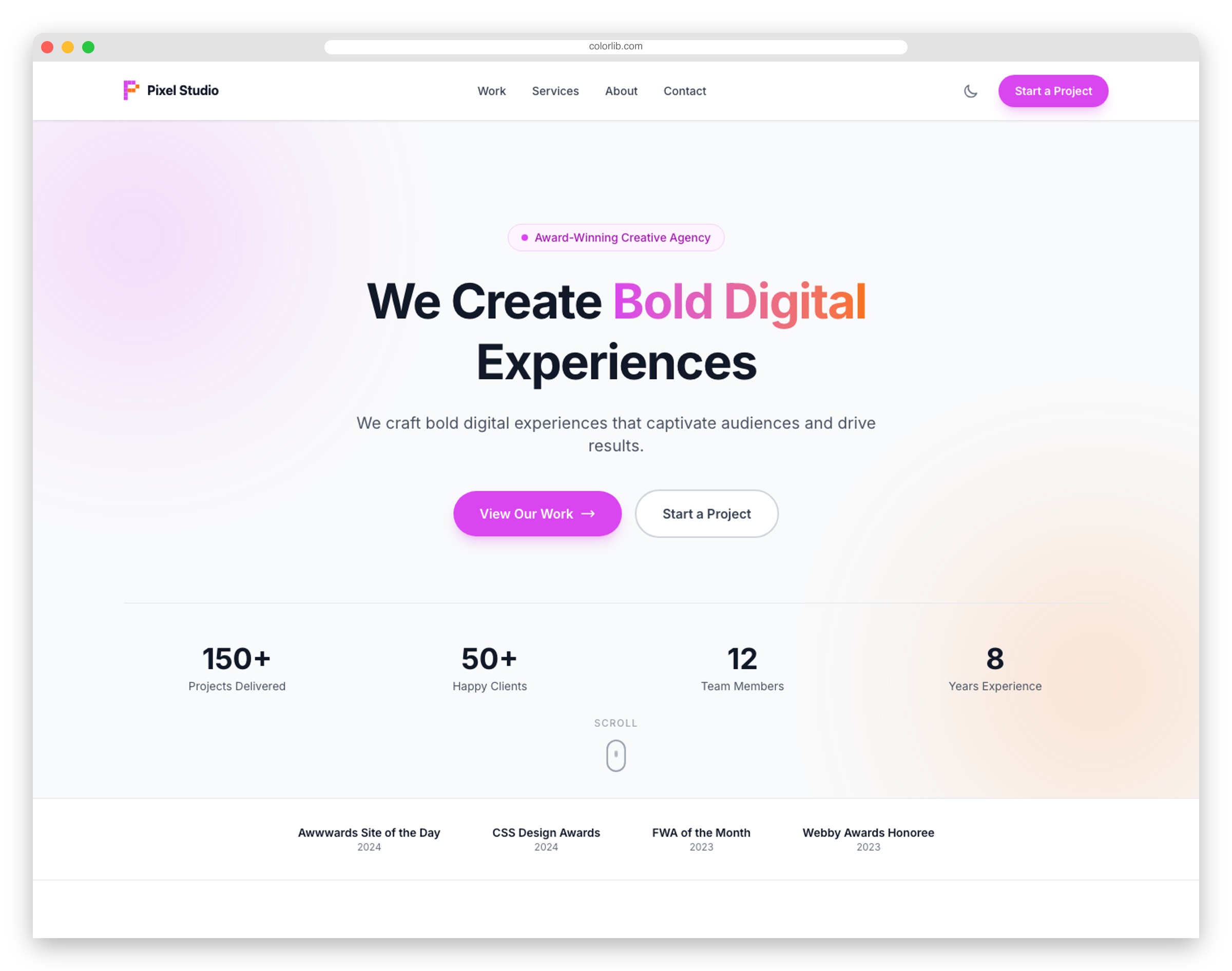 Creativex - Free Tailwind CSS Agency Template