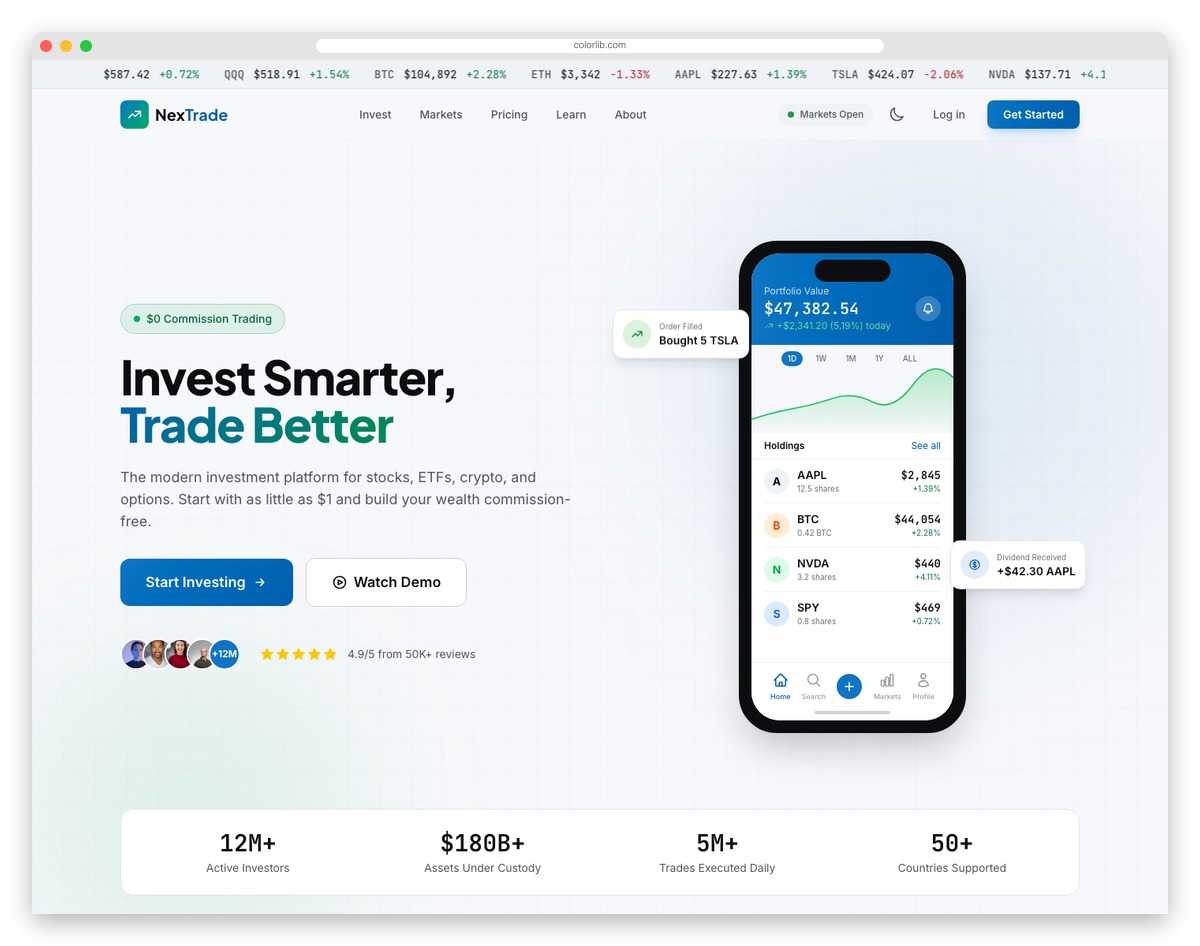 InvestPro - Astro and Tailwind CSS Template
