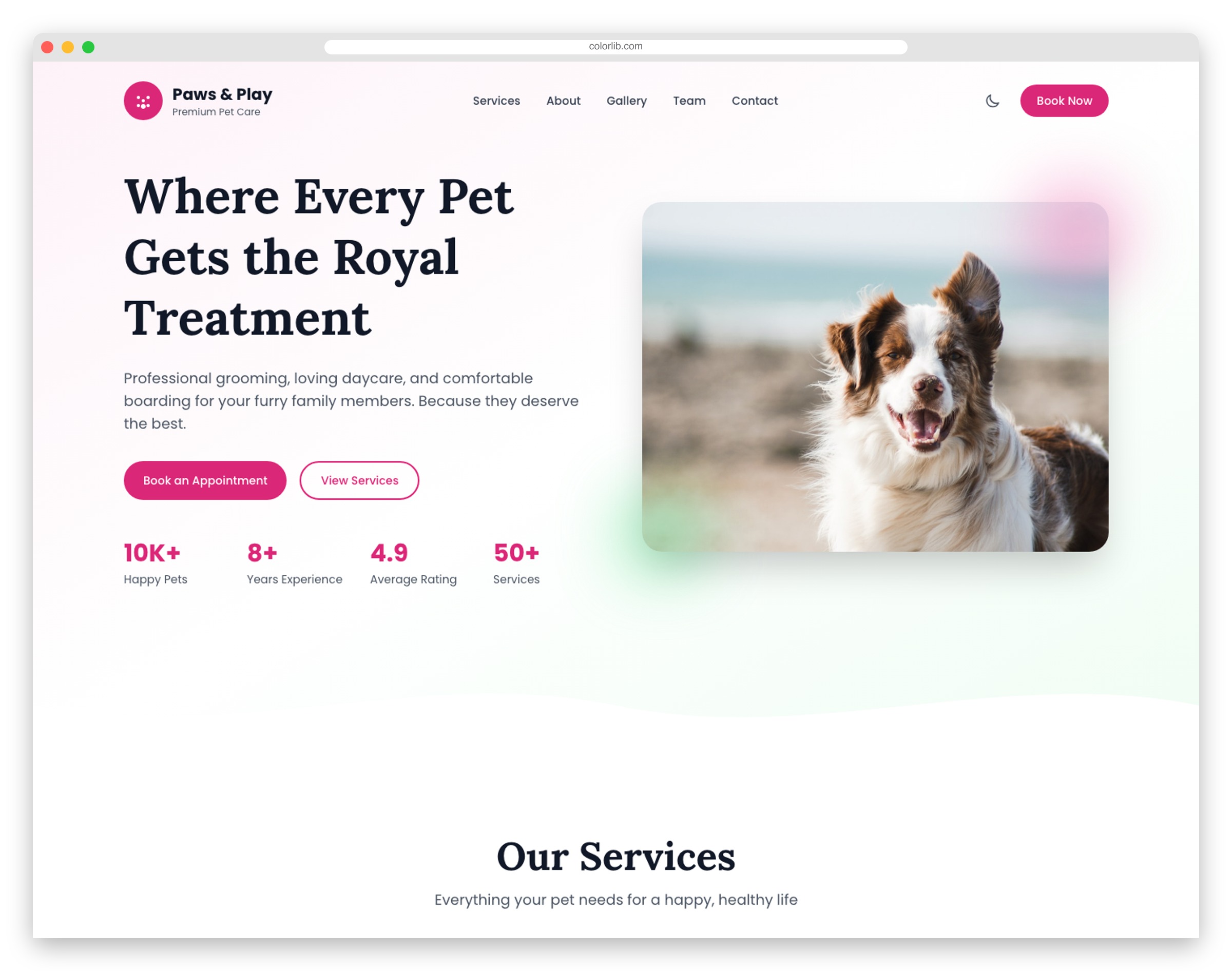 PawPal - Free Tailwind CSS Pet Services Template