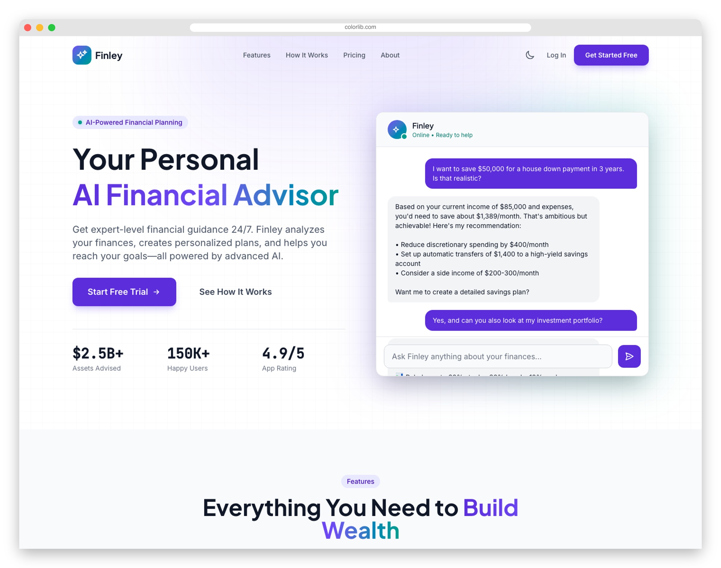 WealthWise - Free Tailwind CSS Finance Template