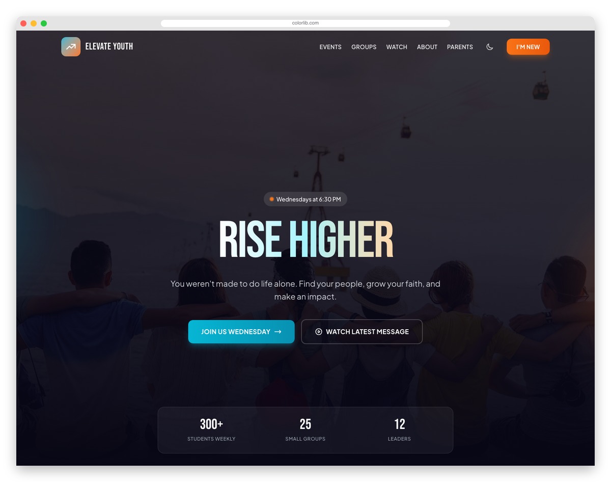YouthConnect - Astro and Tailwind CSS Template