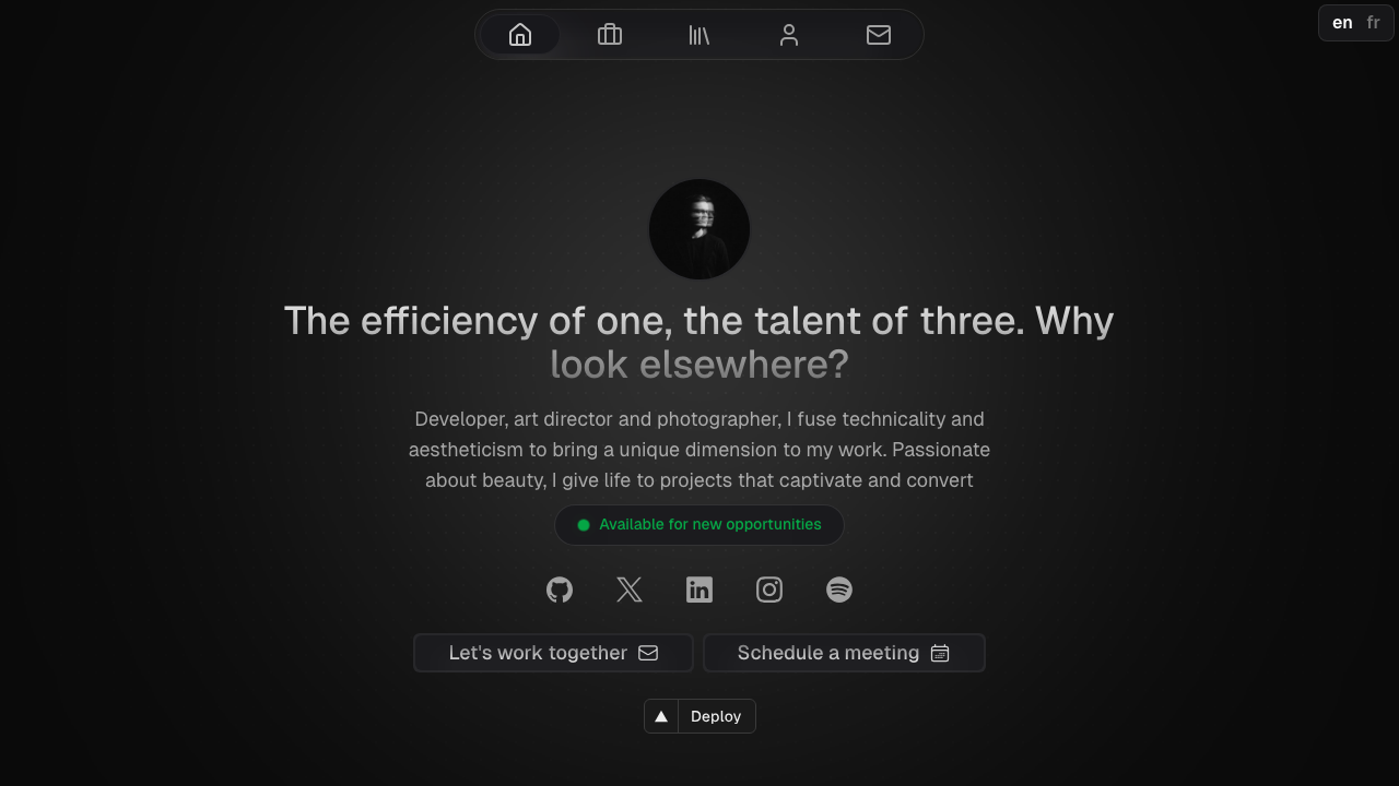 Canvas portfolio template built with Nuxt 3 and NuxtUI v3