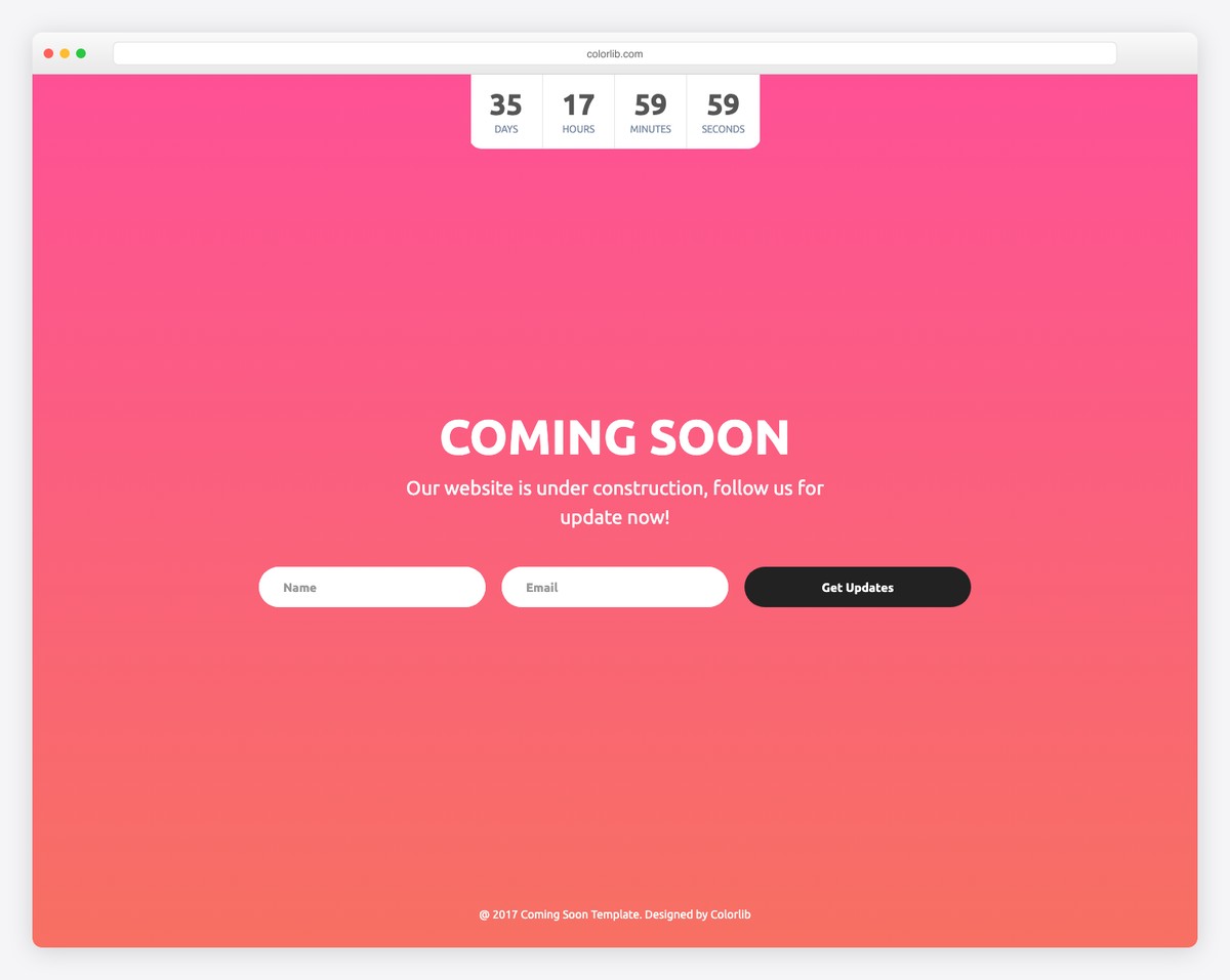 coming soon 05 free bootstrap coming soon page template