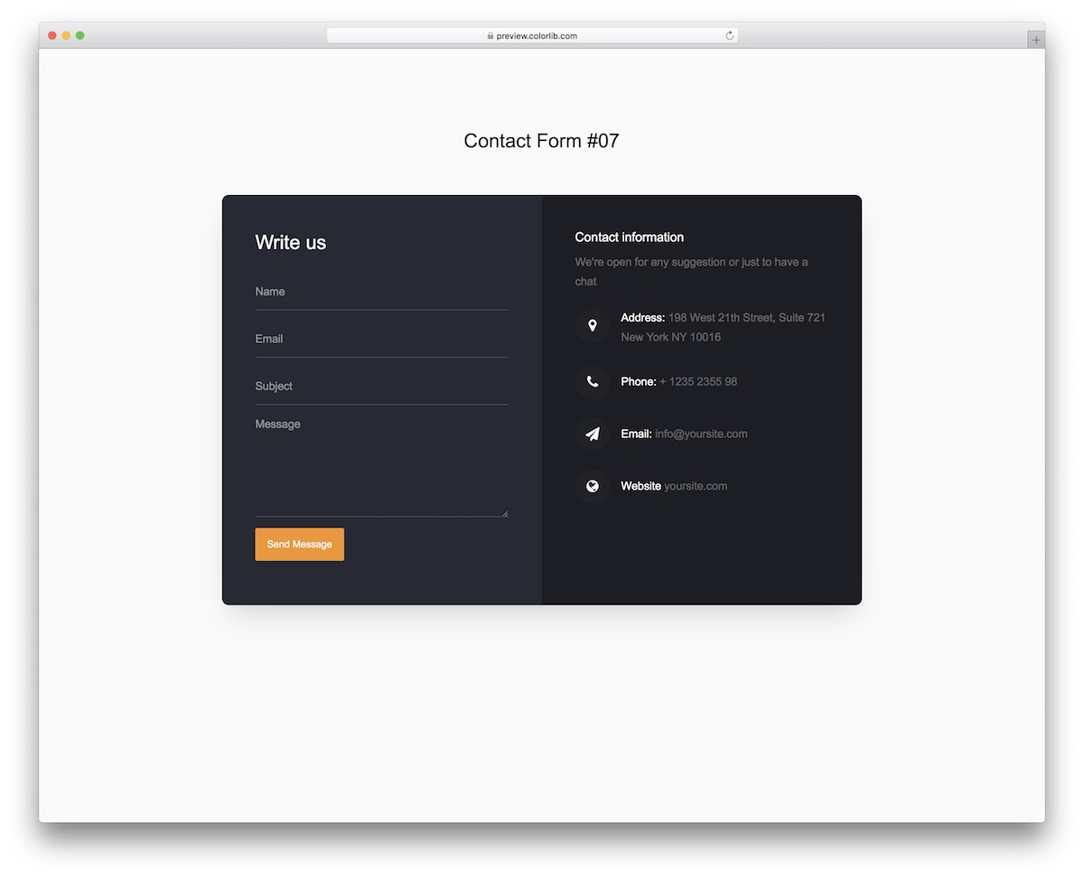contact form v07