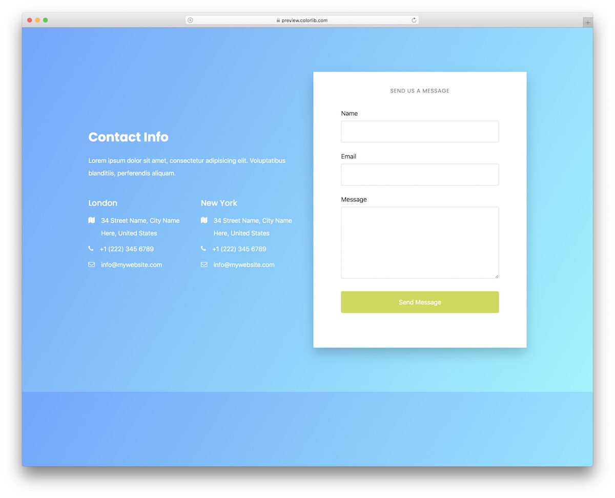contact form v13