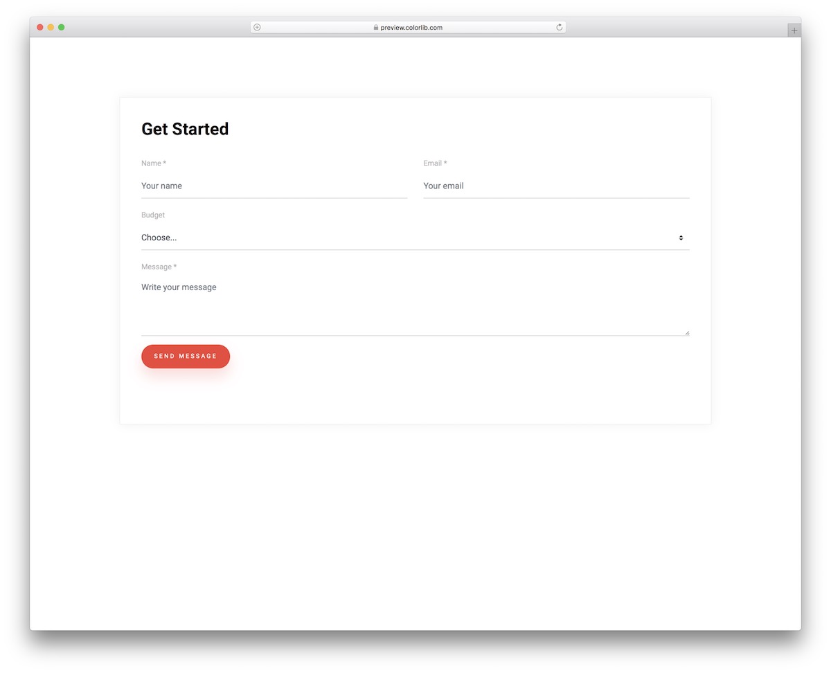 contact form v19