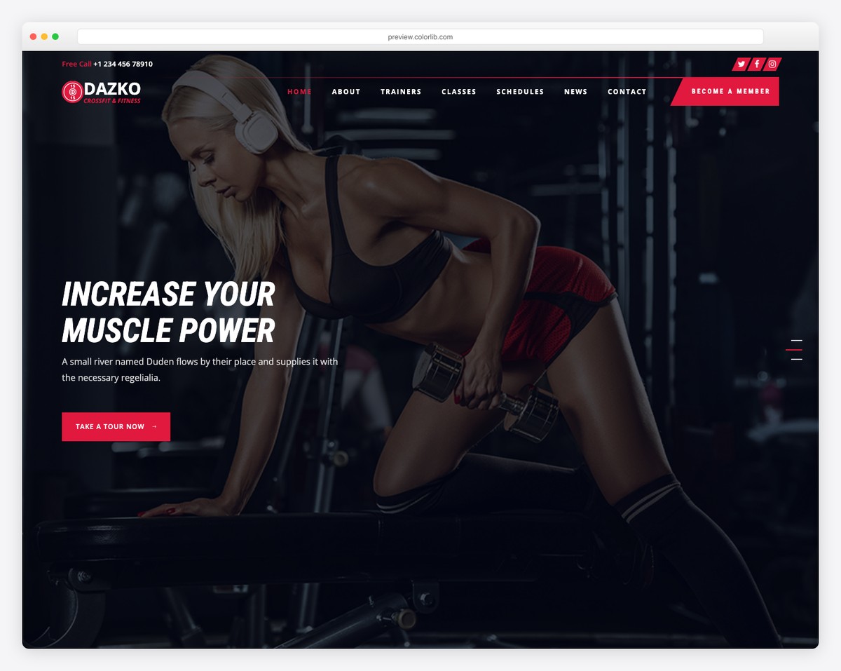 Dazko free responsive template