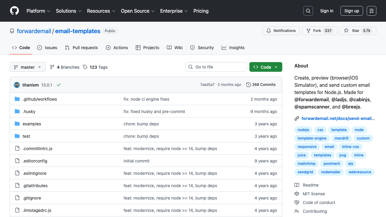 email-templates - Create, preview, and send custom email templates for Node.js