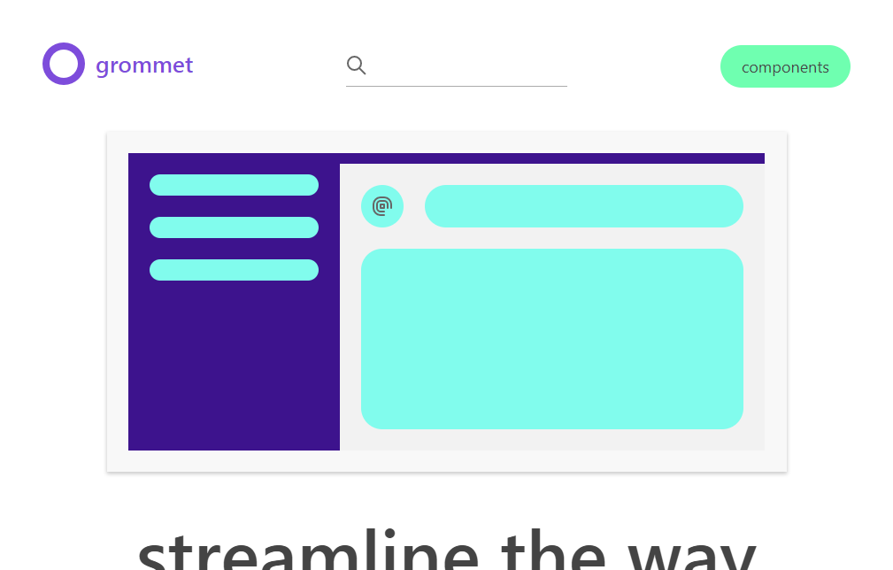 grommet react framework accessible components