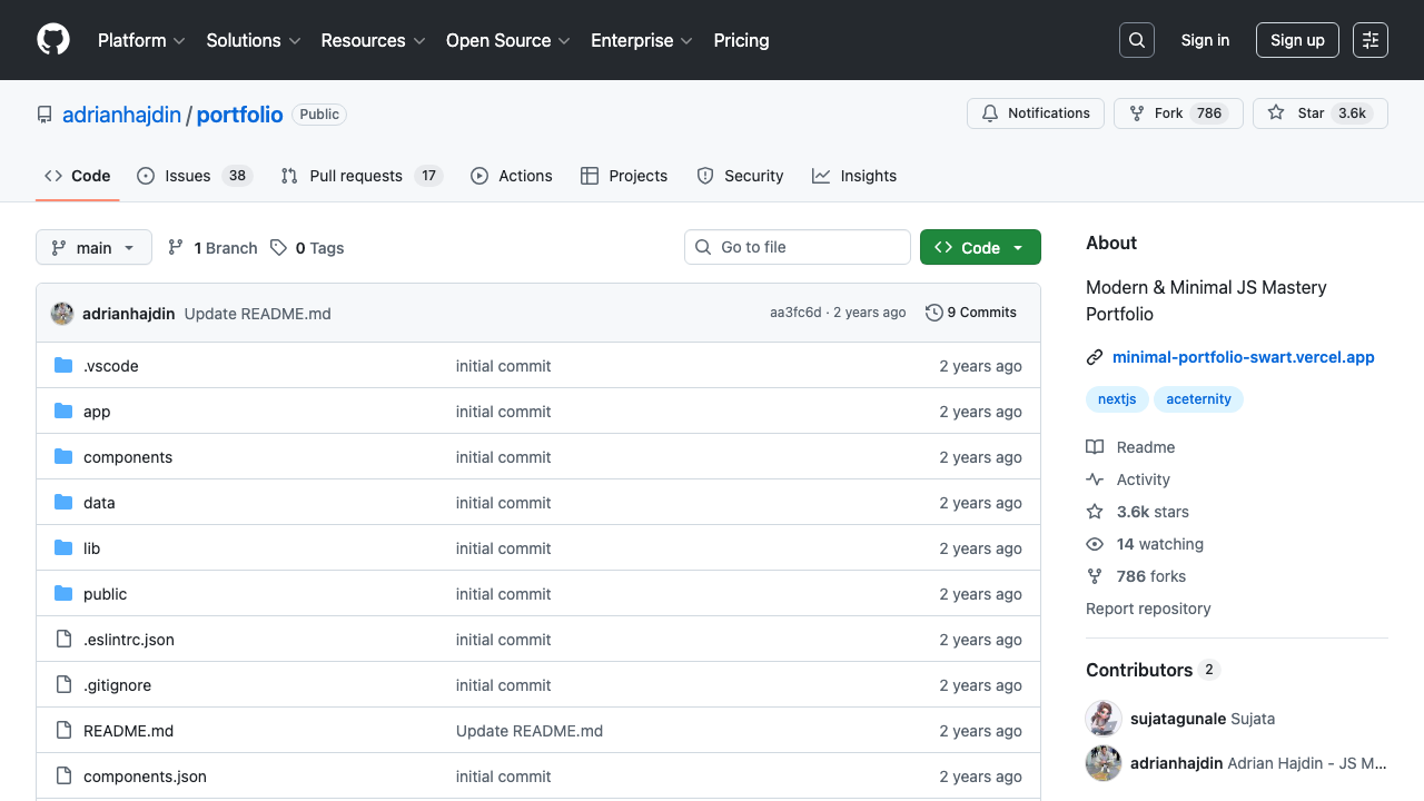 JS Mastery portfolio template with Three.js 3D globe and bento grid