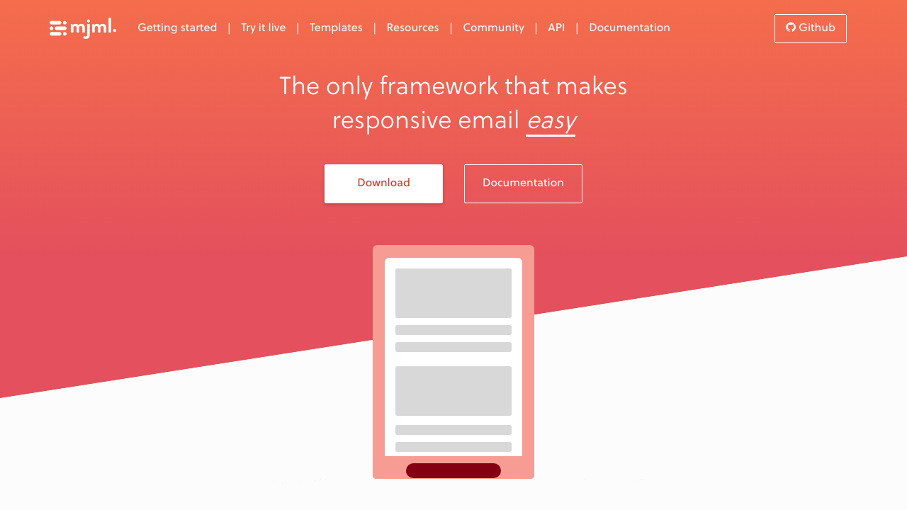 MJML - The framework that makes responsive email easy