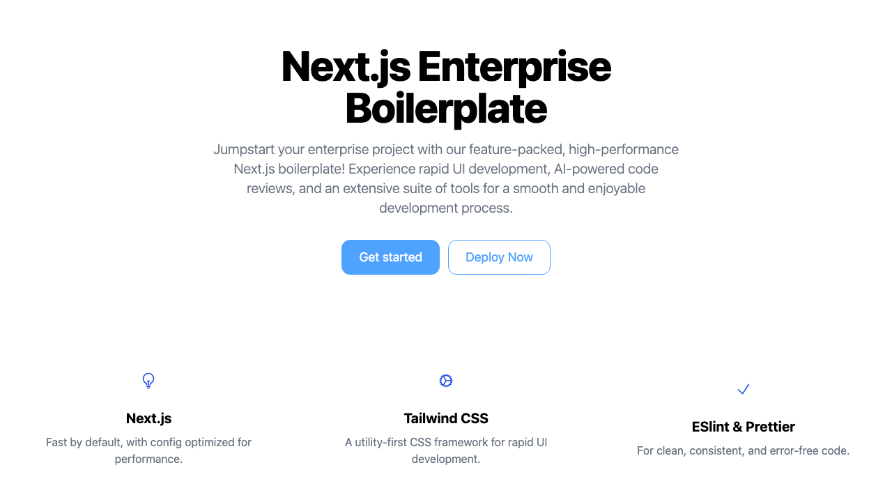 next.js enterprise boilerplate blazity