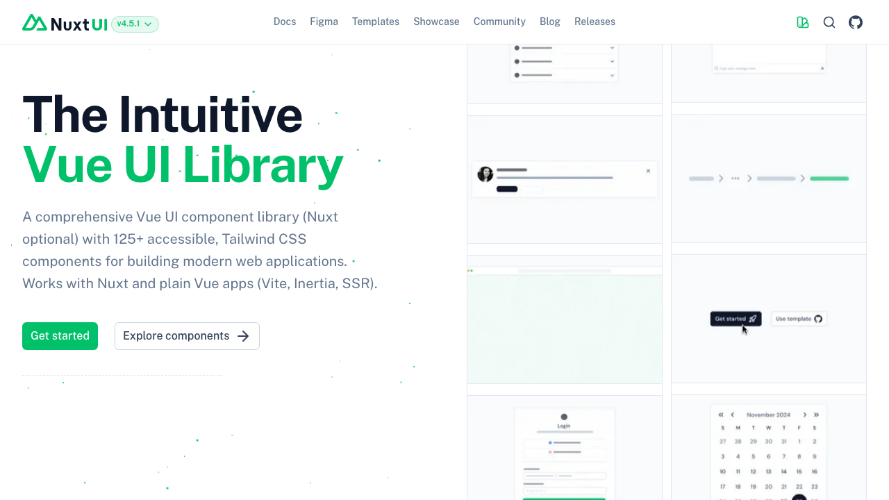 nuxt charts dashboard premium template