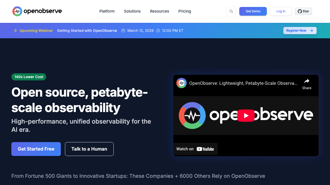 OpenObserve - Cost-effective observability platform
