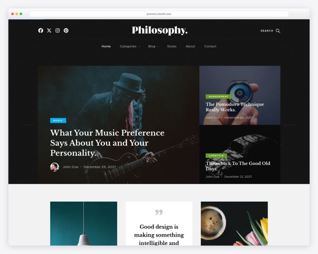 18 Best Bootstrap Blog Templates 2026 - AdminLTE.IO