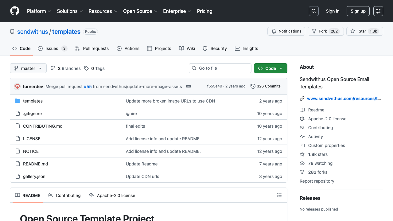 Sendwithus open source email templates