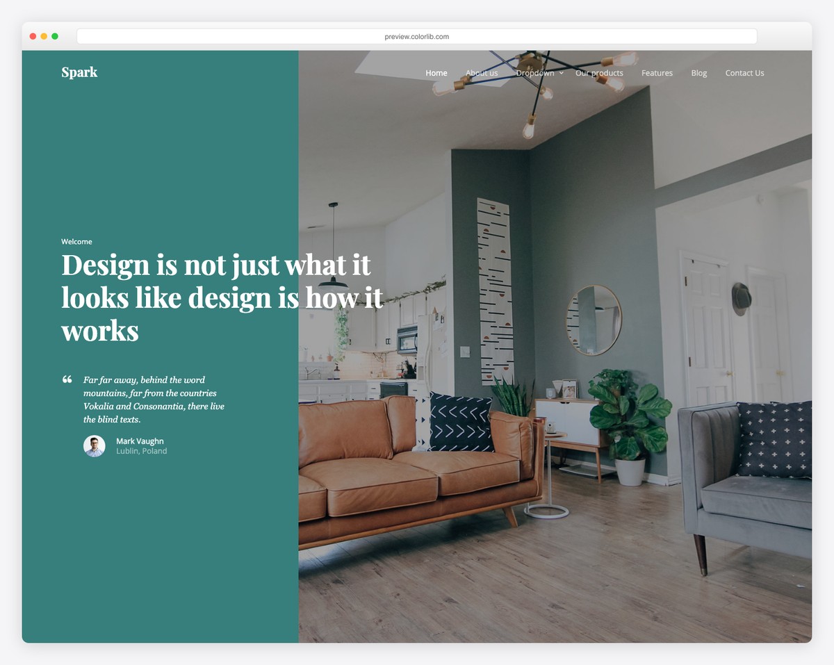 Spark free responsive template