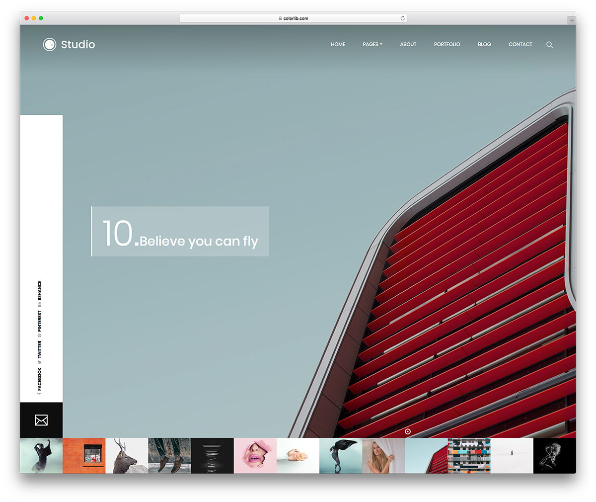 studio free bootstrap photography studio template