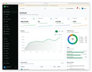 Apex Dashboard — Django Edition: production-ready Django 6 admin template with Tailwind CSS v4, HTMX 2, and Alpine.js