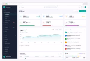 Gentelella v4 admin dashboard — Vite-powered, no Bootstrap, with ⌘K command palette and ECharts charts